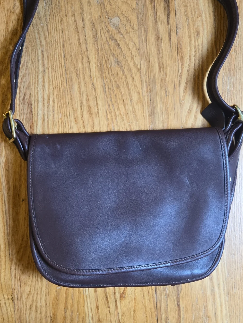 Vintage 90s Coach 9951 brown leather Patricia's Legacy shoulder crossbody bag - Picture 3 of 11